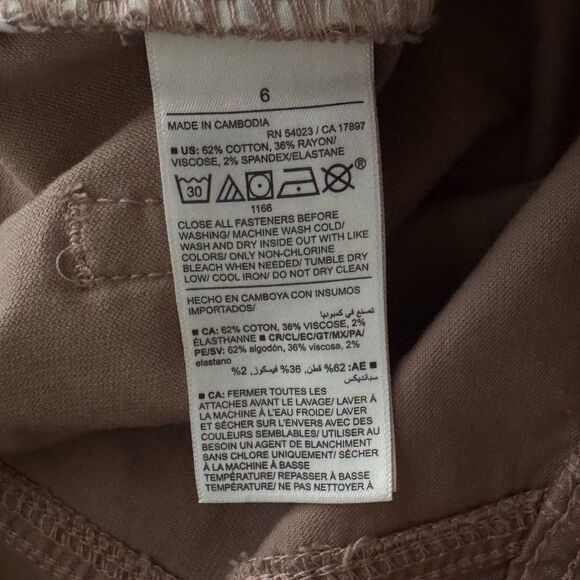 Old Navy  High-Waisted OG Straight Corduroy Ankle Pants Women's Size 6 - Picture 5 of 7